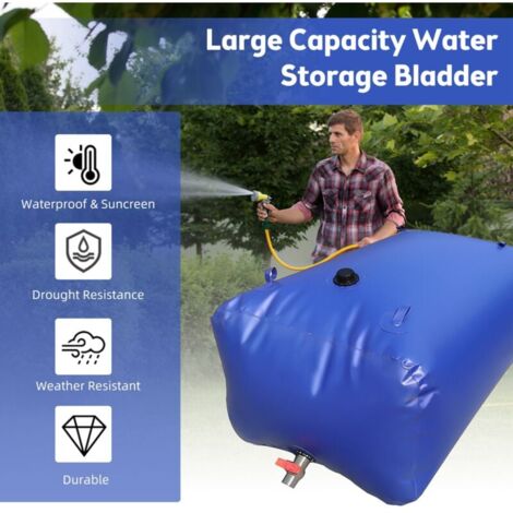 Vescica Per Acqua Pieghevole Da 110L - Serbatoio Portatile Per Esterni E Emergenze - Foto 11