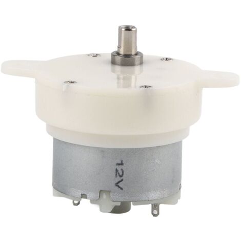 Motoriduttore DC 6V A Bassa Velocità 5 Giri/min, Coppia Elevata, Silenzioso, Con Albero A Doppio Foro Piatto, Per Espositori, Giocattoli E Luci Sceniche