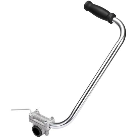 Manico Ergonomico Universale Per Mulinello Da Pesca In Nylon - Impugnatura Antiscivolo Per Spinning Acqua Dolce E Salata (Nero) - 3
