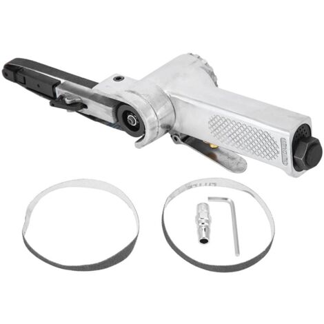 Levigatrice A Nastro Pneumatica 16000rpm: Utensile Per Lucidare E Levigare, Con Impugnatura Girevole 360°, Adatta Per Saldature E Rimozione Ruggine (cinghia 20x520mm)
