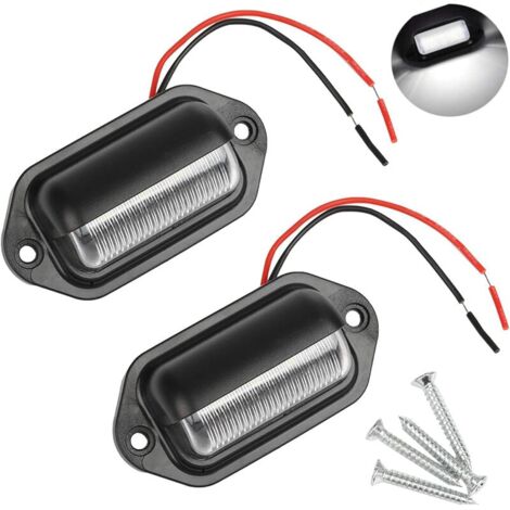 2 Luci Targa LED Per Rimorchio - 12V/24V Impermeabili IP67 Omologate ECE - Foto 9