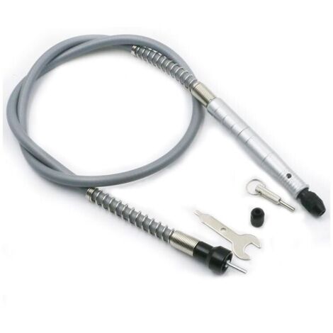 Albero Flessibile 110cm Per Utensili Rotanti | Adattatore M19x2mm Con Mandrino E Chiave - Foto 4