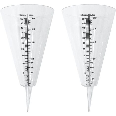 Pluviometro Per Giardino Kinglake - In Plastica Verde Trasparente, Con Supporto, Per Misurare Precipitazioni, 8.5x24 Cm - Foto 12