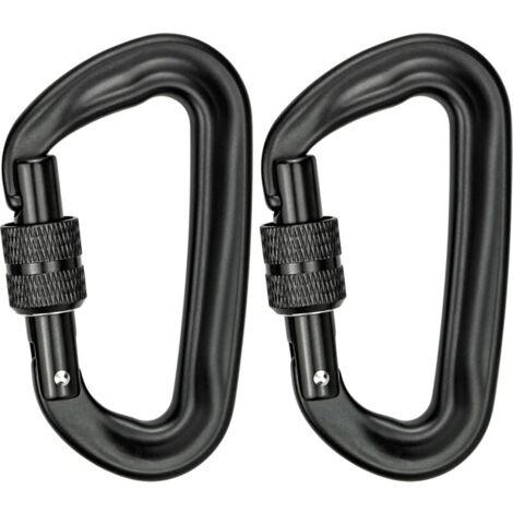 40 Pezzi Moschettoni A Forma Di S - Per Escursionismo, Campeggio E Uso Quotidiano - Foto 9