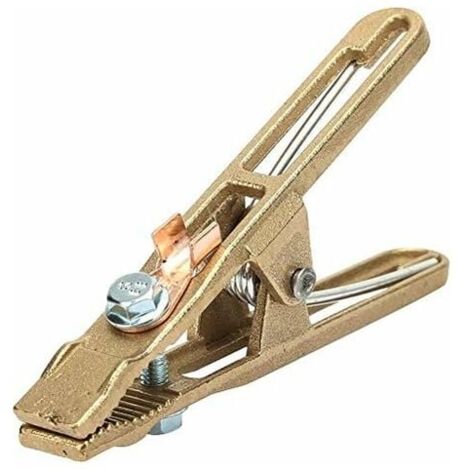 Set Morsetti Di Terra E Porta Elettrodi Per Saldatura MMA - 400 AMP, Tipo Twist, Professionale - Foto 12