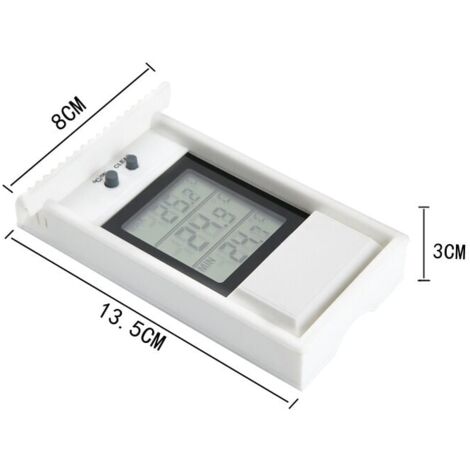 Nuova Versione Di Termometro Da Frigorifero, Termometro Wireless Per Interni Ed Esterni, Sensore Di Temperatura, Con Allarme Sonoro | Leroy Merlin - Foto 10