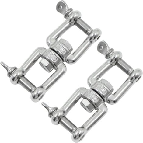5 Maglie A Cuore Infinito In Acciaio Inox – Connettori Per Gioielli Fai Da Te, 10x23 Mm, Foro 2 Mm