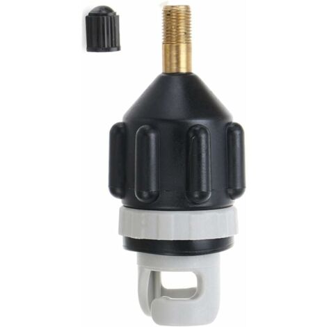 xlwen Adattatore per Pompa SUP, 2 Pezzi Valvola Standard per Gommoni, Adattatore di Gonfiaggio per Valvola, Utilizzato per Barche a Remi Gonfiabili, Tavole da Paddle Stand-up, Letti Gonfiabili, Kayak