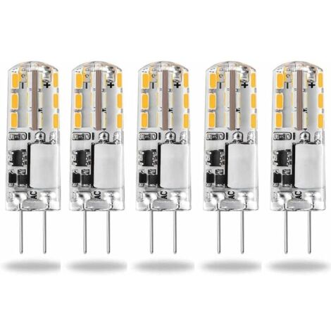 Lampadine LED G4 12V AC/DC Bianco caldo 3000K 120LM, 2W, 15-20W Alogena ...