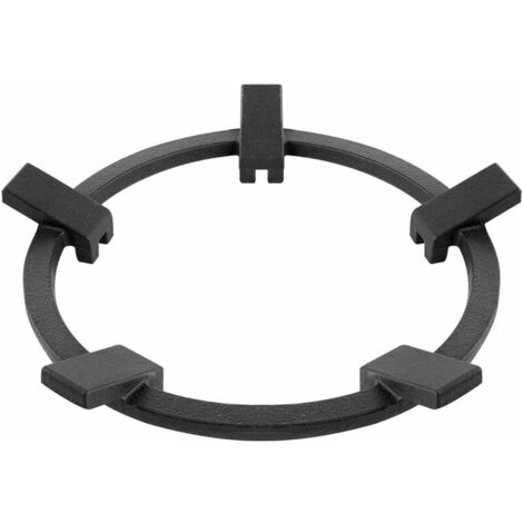 Supporto Per Fornello A Gas In Ghisa, Riduttore Ad Anello Per Pentole Piccole, 18,3 X 18,3 X 1 Cm, Nero - 3
