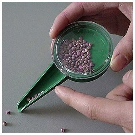 Set Da 3 Dispensatori Di Semi Manuali Per Giardinaggio: Regolabili, Compatti E In Plastica Resistente