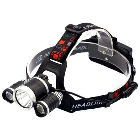 SENDALE Lampada frontale a LED,Torcia da Testa 5000 lumen,9 LED,funzionamento a batteria,ricaricabile con luce rossa e sensore di movimento,7 modalità di luce,IPX6,manutenzione,pesca