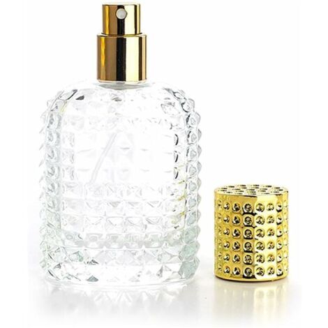 VASANA 2 flaconi vuoti da 50 ml, trasparenti, da viaggio