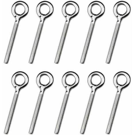 PATIKIL 4 Anelli A D In Acciaio Inox 316 – 20x17mm, Saldati, Per Macramè, Artigianato, Cinture, Guinzagli E Nautica