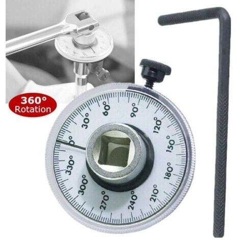 Chiave Dinamometrica Angolare 1/2" - Goniometro Per Serraggio Preciso Bulloni 0-360 Gradi - Foto 7