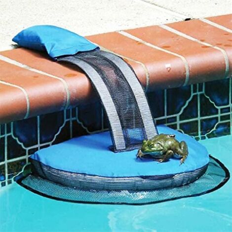 Rampa Salvataggio Animali per Piscina - Proteggi Rane e Api Blu