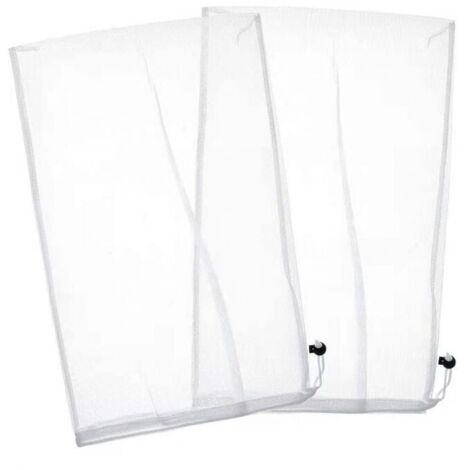 2 Sacchetti Filtro A Maglia Fine Per Birra/cucina - Poliestere, Cordino, Riutilizzabili, Per Spremute/filtraggi