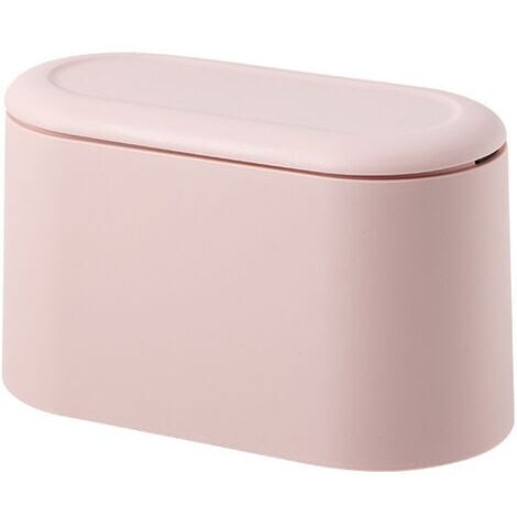Toddmomy Mini Secchio In Metallo Con Coperchio – Piccolo Cestino Per Scrivania Argento 9,5x9 Cm – Portaoggetti Per Ufficio E Casa