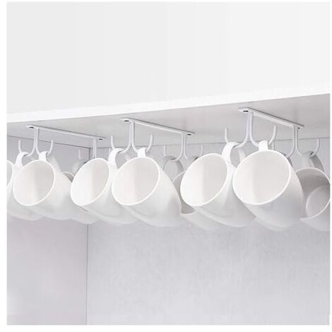 Supporto Tazze Portabicchieri Spectrum Diversified - Supporto Per 8 Tazze Con Ganci, Colore Oro, Acciaio Solido Porta Tazzine Da Caffè