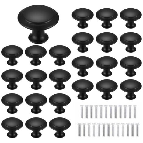 12 Maniglie Da Cucina Nere 128 Mm - Pomelli Armadi In Lega Zinco Con Viti - Foto 10