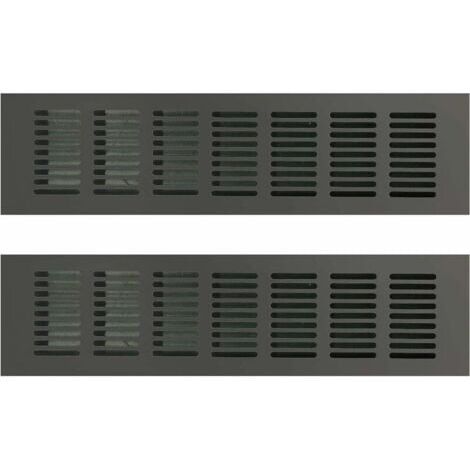 Griglia Di Ventilazione Rettangolare 100x100 Mm, Copertura In Plastica Con Zanzariera, Per Parete E Soffitto, Montaggio A Superficie
