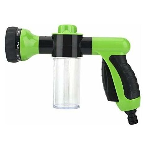 Pistola Ad Acqua Ad Alta Pressione Per Tubo Da Giardino – Ugello Regolabile Con Lancia – Ideale Per Auto E Pulizie Esterne