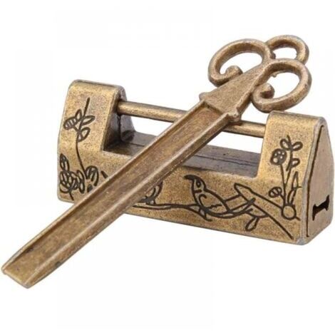 Lucchetto Vintage, Set Da 3 Pezzi, Mini Lucchetto, Lucchetto Per Piccoli Armadietti Per Bagagli 87780223
