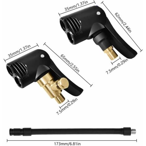 4 Adattatori A Gomito Per Valvola Pneumatici Modengzhe – 135°, In Ottone H62, Per Auto, Moto, Camper - 2