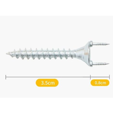 200 Chiodi Invisibili Per Battiscopa - Doppia Testa, Con Attrezzo Di Montaggio - Foto 12