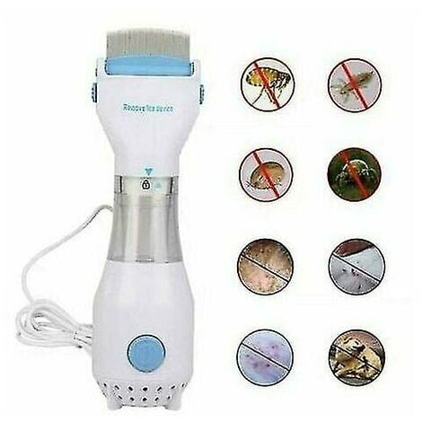 Pettine Elettrico LED Aspirapidocchi Per Bambini &ndash; Rimuove Lendini E Uova &ndash; Bakaji