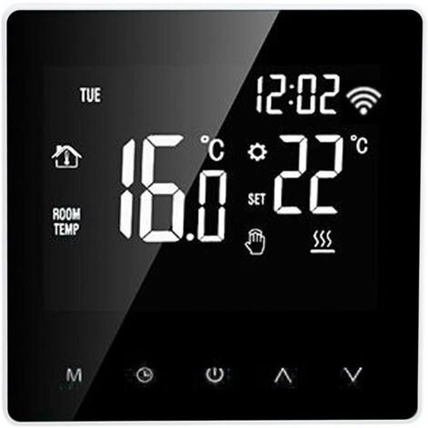 Termostato Intelligente WiFi ME81H Per Riscaldamento A Pavimento - Touch Screen LCD 5-90°C, Compatibile Alexa E Google Home, 3A - 5