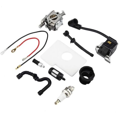 Kit Riparazione Motosega 015: Bobina Accensione, Candela E Kit Carburatore Per Stihl 015 015AV 015L (Ricambio 1114 404 3200) - 2