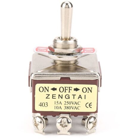 INTERRUTTORE A BILANCIERE barca rosso illuminato 6 pin doppio-SPDT ON