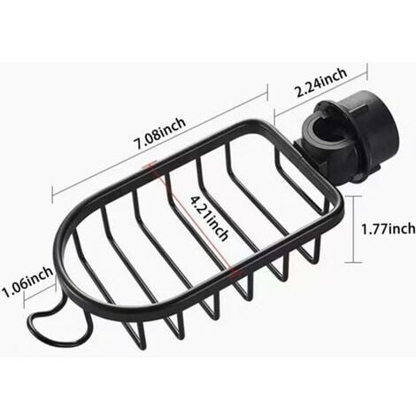 Mensola Portaoggetti In Bambù E Metallo 36x15,5 - Avilia Home