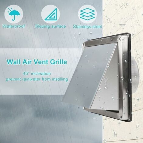 Griglia Aerazione Rettangolare Griglia Di Ventilazione In Plastica 450x92mm - Bianca, Telescopica Per Porte E Mobili, Con Viti Griglia Di Ventilazione Cartongesso