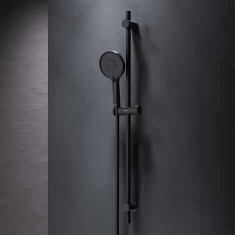 Pommeau de douche 3 jets, flexible et barre, Noir F01XA022 X-Joy AM.PM (1/5)