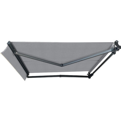 Store Banne Monobloc MOTORISÉ 3,6 X 3 m Anthracite - DICKSON® SOURIS (1/4)