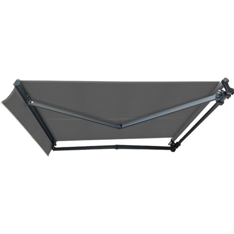 Store Banne Monobloc MOTORISÉ 4,5 X 3,5 m Anthracite - DICKSON® ARDOISE (1/4)