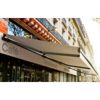 Store Banne Monobloc Manuel 3 X 2,5 m Anthracite - DICKSON® CREME-BRUYERE