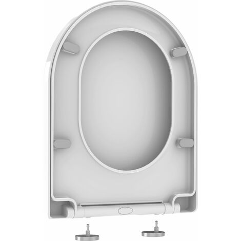 Allibert Abattant WC à  fermeture progressive et déclipsable KOBEO - Forme D-shape