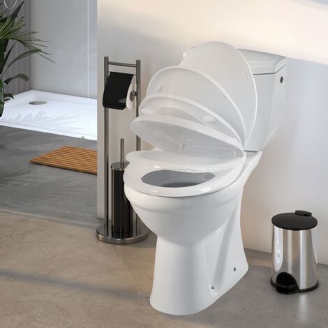 Allibert Pack WC à  sortie horizontale KARMA Mécanisme 3/6L, alimentation d'eau silencieuse