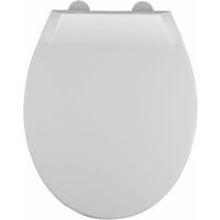 Abattant WC à  fermeture progressive et déclipsable MILA blanc