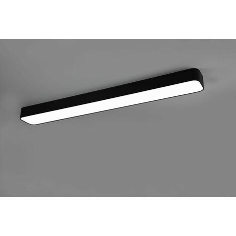 Plafonnier Asterion Noir Mat X W Smd Led