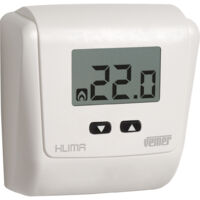 Thermostat d'ambiance pour Chaudière Alimentation 230V Blanc Vemer VE730800 Klima LCD