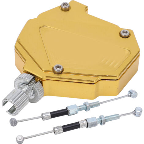 Levier d'embrayage universel doré pour moto Système de câble facile à tirer Accessoires pour moto en alliage d'aluminium