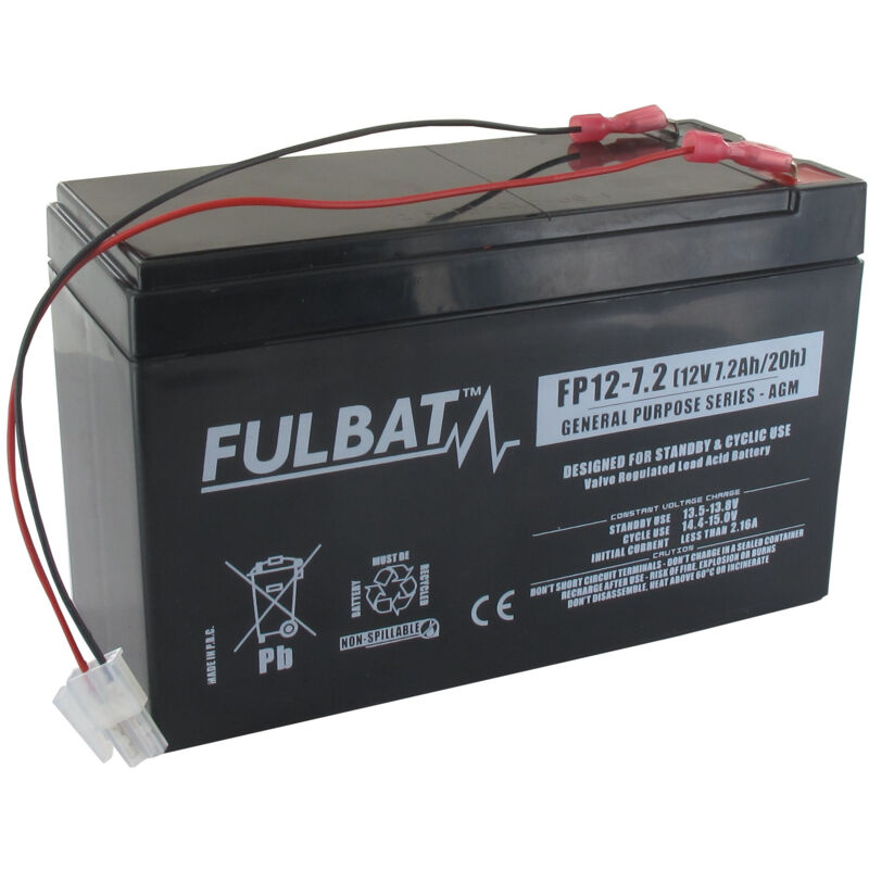 Vhbw Battery Compatible With Robomow RX 20 U, RX 20u Robotic Lawnmower 7200mah 12 V Sealed Lead Acid 68876337