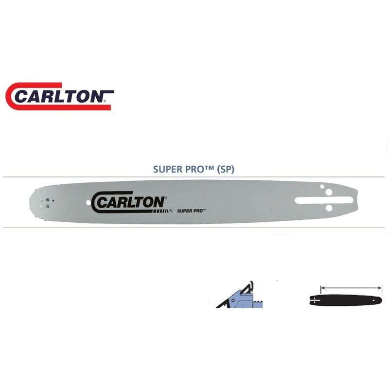 Guide chaîne tronçonneuse Carlton 3/8 058 - 20-81-A272-SP