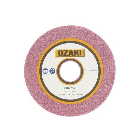 Disque affuteuse chaine tronconneuse Ozaki Midi-Jolly et Sharp-Boy