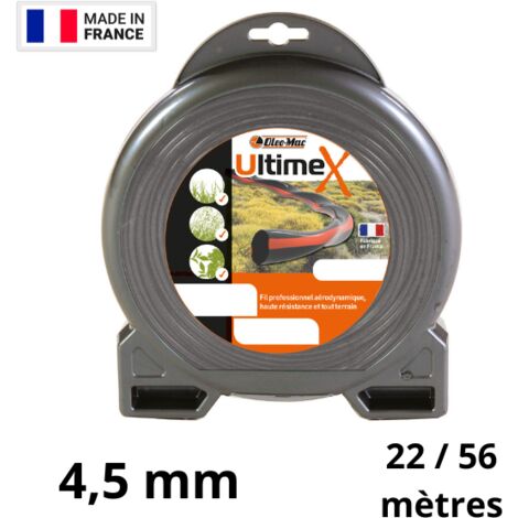 Fil débroussailleuse hélicoïdal Oleo Mac Ultime X - 4,5 mm  22 mètres (1/3)