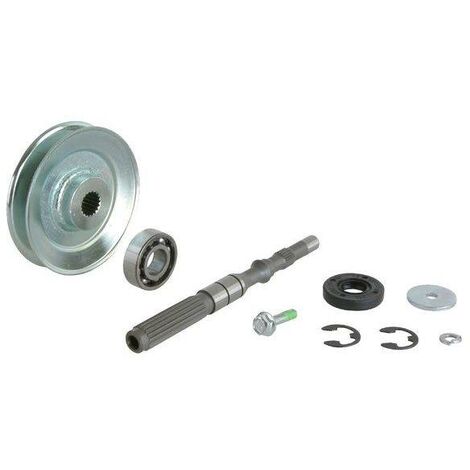 Outils Wolf – Kit arbre de boîte vitesse autoportée – Compatible A80B/A80H/A80K – Longueur arbre 144.4 mm – Diamètre poulie 89 mm – Pièce origine constructeur